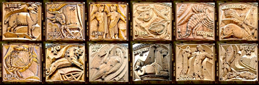 Zodiac Symbols, Adler Planetarium